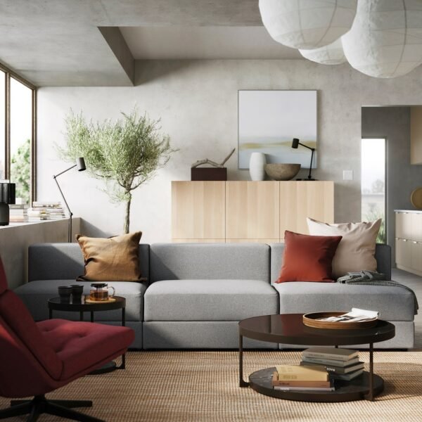 jaettebo-4-5-seat-modular-sofa-tonerud-grey__1139957_pe880594_s5.jpg ModLounge 4.5 - 4.5-seat modular sofa, Tonerud grey