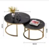 my-11134207-7rase-mdpfvupjn3uw50.webp Random 2 In 1 Flexible Coffee Round Tables Marble Texture Table Nordic for Living Room Furniture