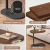 my-11134207-7rase-mdva5pdtc5ll33.webp Table Small Side Coffee Decoration Sofa Bedside L28cm W39cm H56cm
