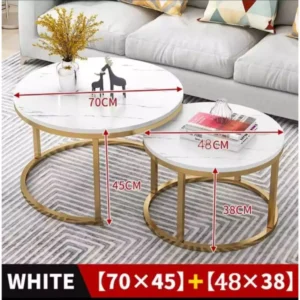 my-11134207-7rasi-mdpfvupjkatb90.webp Random 2 In 1 Flexible Coffee Round Tables Marble Texture Table Nordic for Living Room Furniture