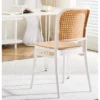 my-11134207-7rasl-mdtr65m59tfsef.webp Random Nordic Rattan Chair Plastic Backrest Cafe Stackable PP Restaurant Dining