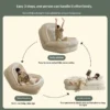 Folding Lazy Sofa Bed Human Kennel Design Huge Cloud Tatami Double Recliner For Room Balcony Bedroom L178cm W95cm H28cm