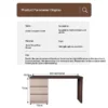 Extendable Wall Mounted Desk With Drawers Integrated Makeup Table Bedroom Home Office Study