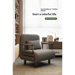 Folding bed for lunchtime rest single recliner office nap dual purpose small sofa companion adults home use