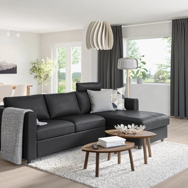 vimle-3-seat-sofa-with-chaise-longue-with-headrest-grann-bomstad-black__0817257_pe773932_s5.jpg SofaLux 3CH - 3-seat sofa, with chaise longue with headrest/Grann/Bomstad black